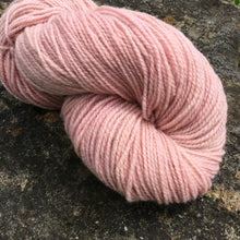 Load image into Gallery viewer, Soft Pink - DK Wool Yarn (80Merino 20Romney) 2 ply - 4 oz skeins