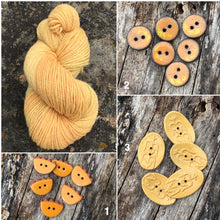 Load image into Gallery viewer, Soft Orange - DK Wool Yarn (80 Merino 20 Romney) 2 ply - 4 oz skeins