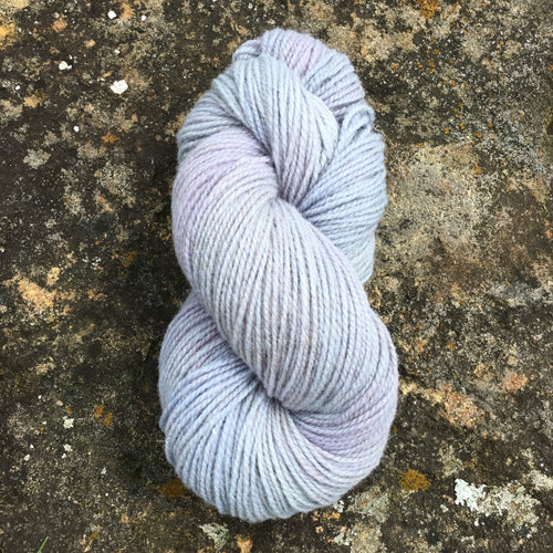 Soft Bluish-Purple - DK Wool Yarn (80 Merino 20 Romney) 2 ply - 4 oz skeins