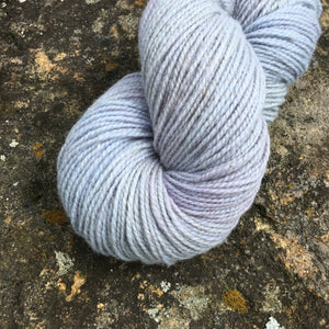 Soft Bluish-Purple - DK Wool Yarn (80 Merino 20 Romney) 2 ply - 4 oz skeins