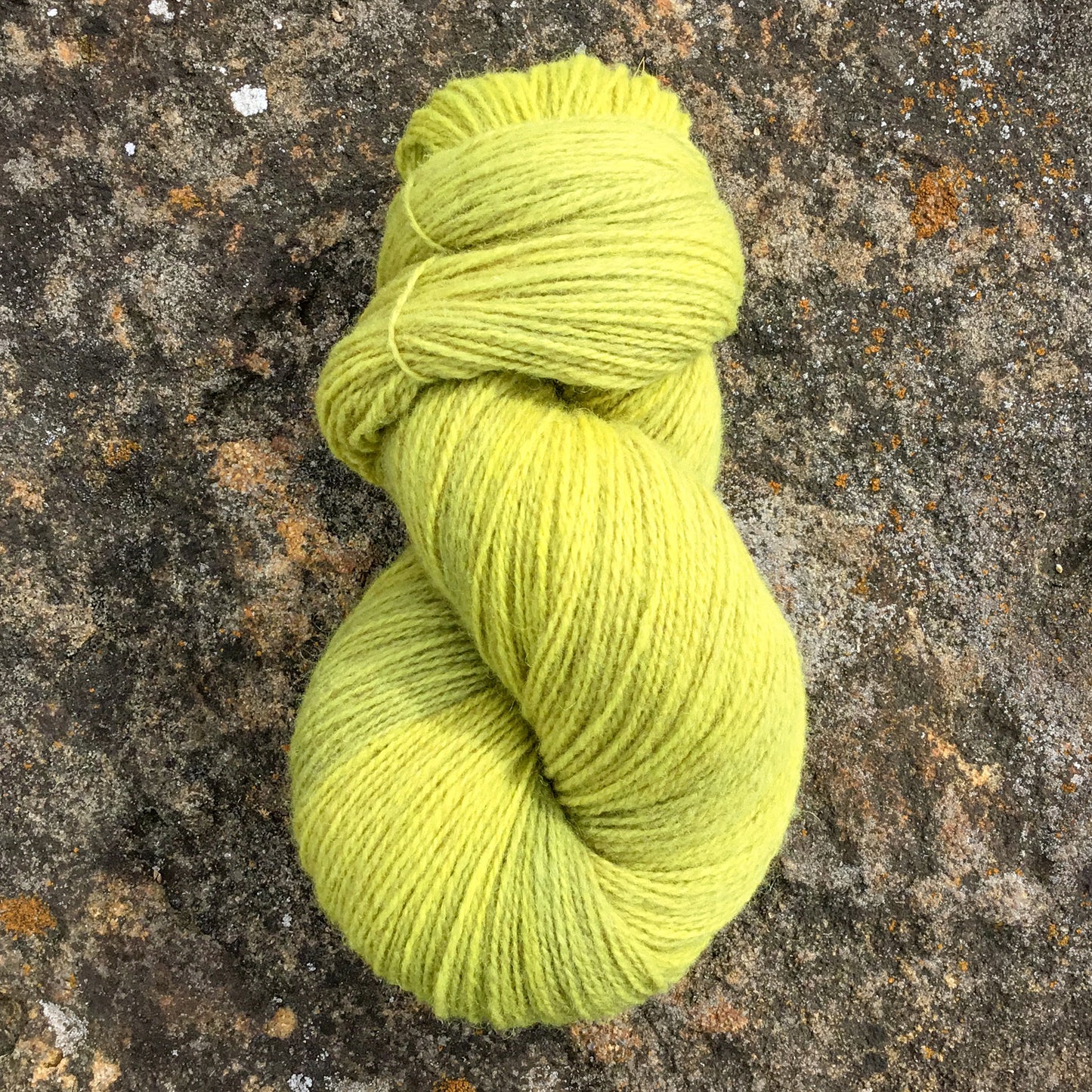 Olive Green Fingering Wool Yarn (80 Merino/20 Romney) 2 ply - 4 oz skeins