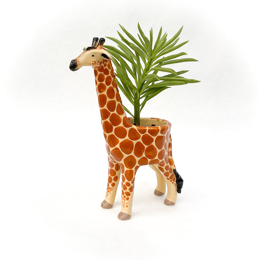 Giraffe Pot - Ceramic Giraffe Planter