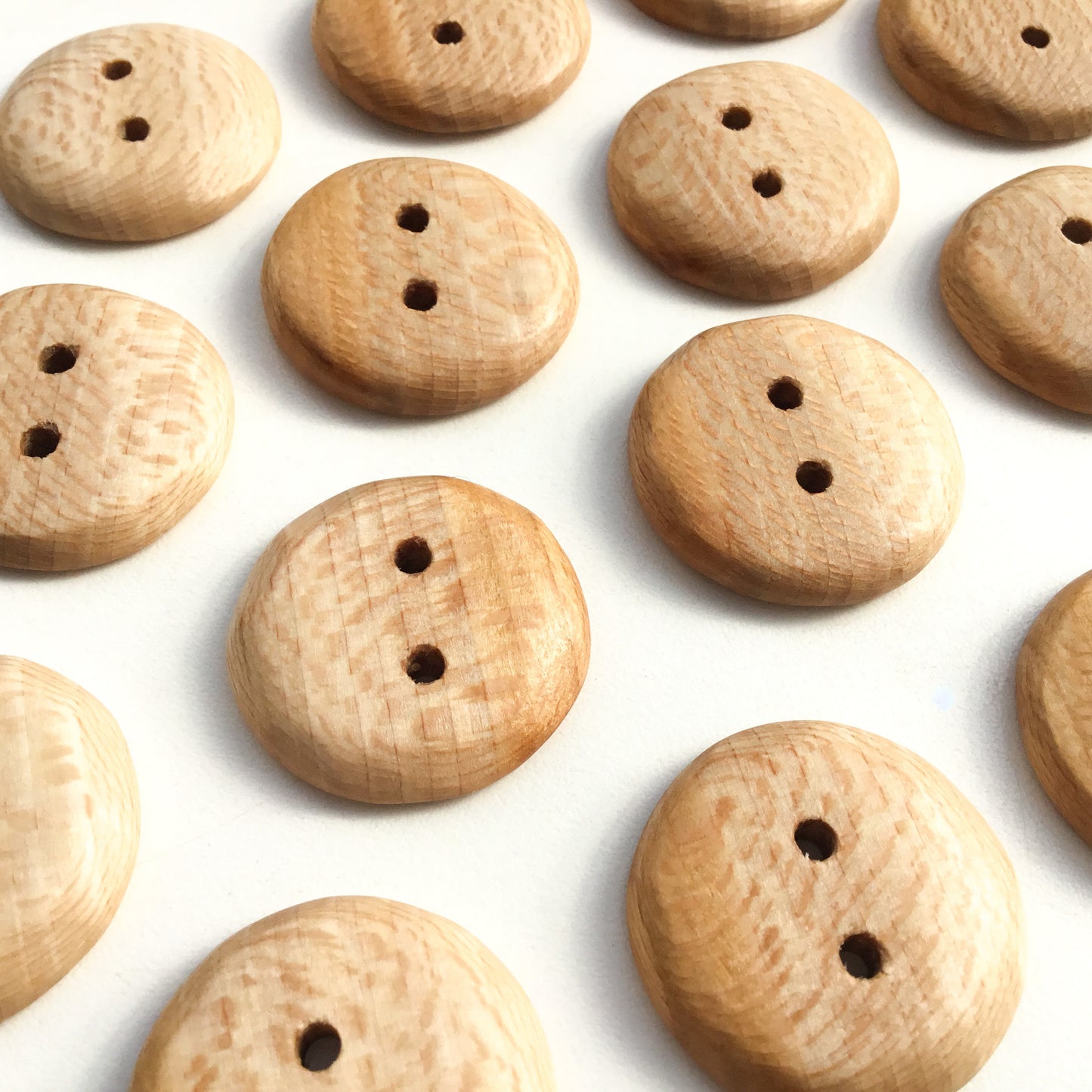 Quarter Sawn Sycamore Wood Buttons - 1 3/16"