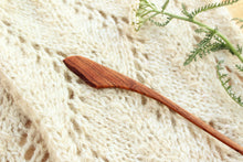 Load image into Gallery viewer, Live Edge Mineral Streaked Cherry Sweater + Shawl Pin