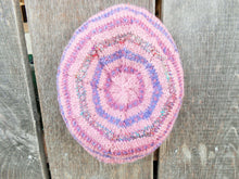 Load image into Gallery viewer, Wool Fair Isle Tam - Lavender + Pink