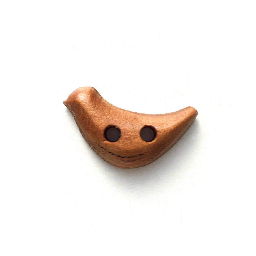 Wooden Song Bird Buttons - 1