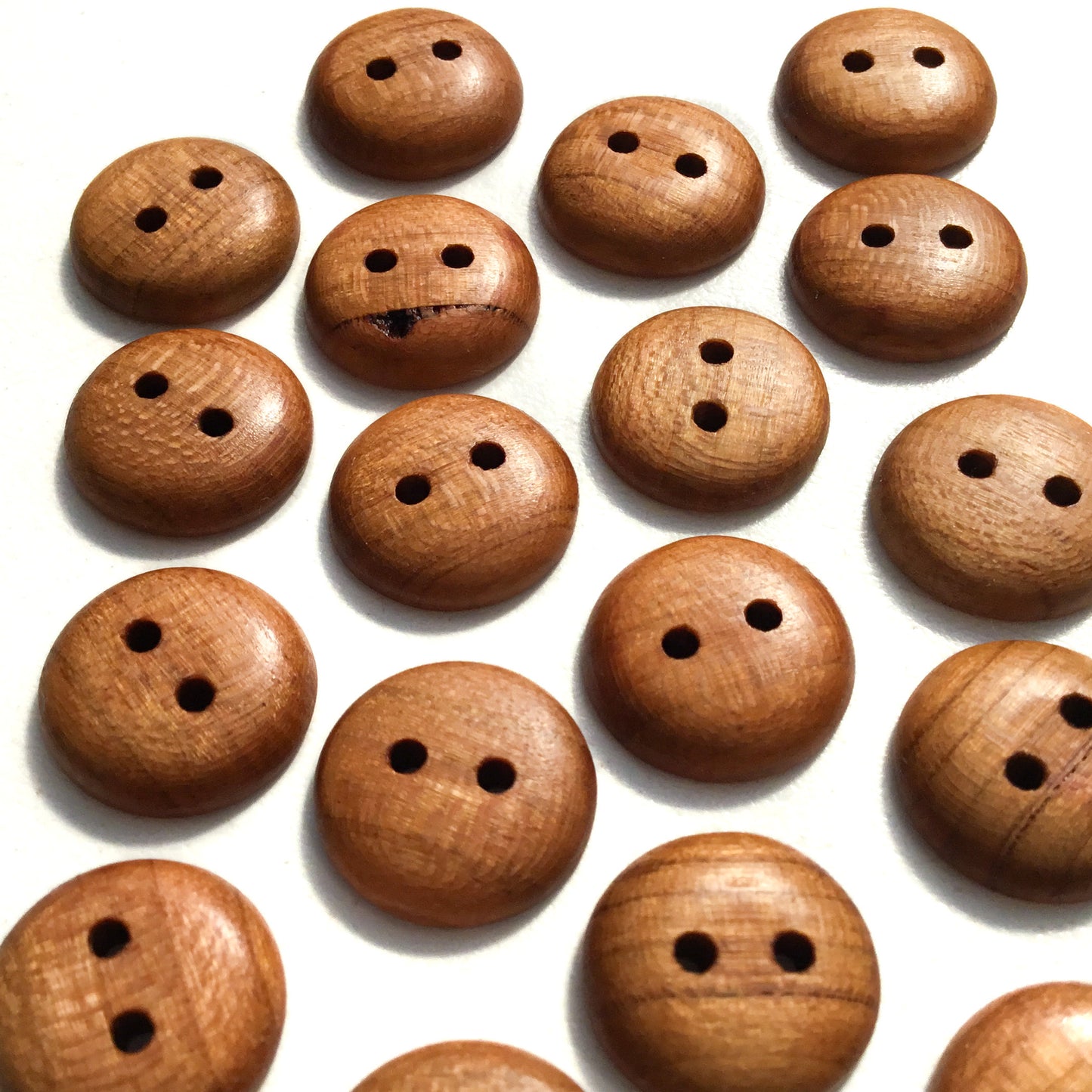 Cherry Wood Buttons - 5/8”