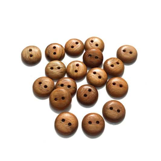 Poplar Wood Heart Buttons - 13/16 x 7/8 – Haulin' Hoof Farm Store