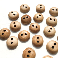 Load image into Gallery viewer, Maple Wood Buttons - 1/2&quot;