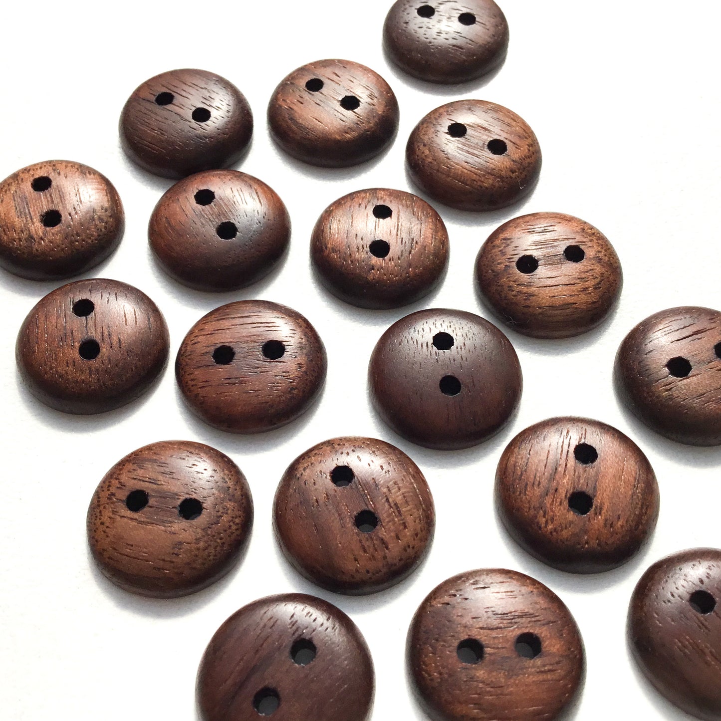 Black Walnut Wood Buttons - 7/8”