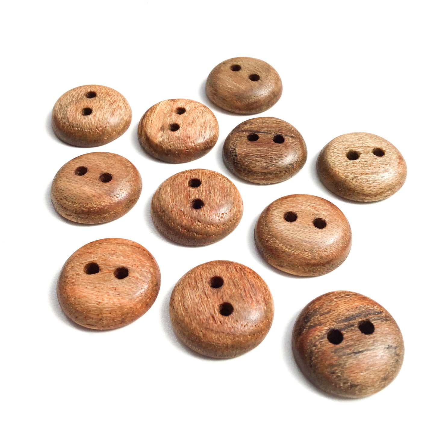 Honey Locust Wood Buttons - 7/8”