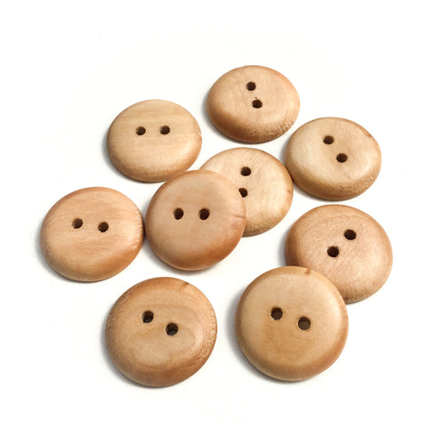 Maple Wood Buttons - 1