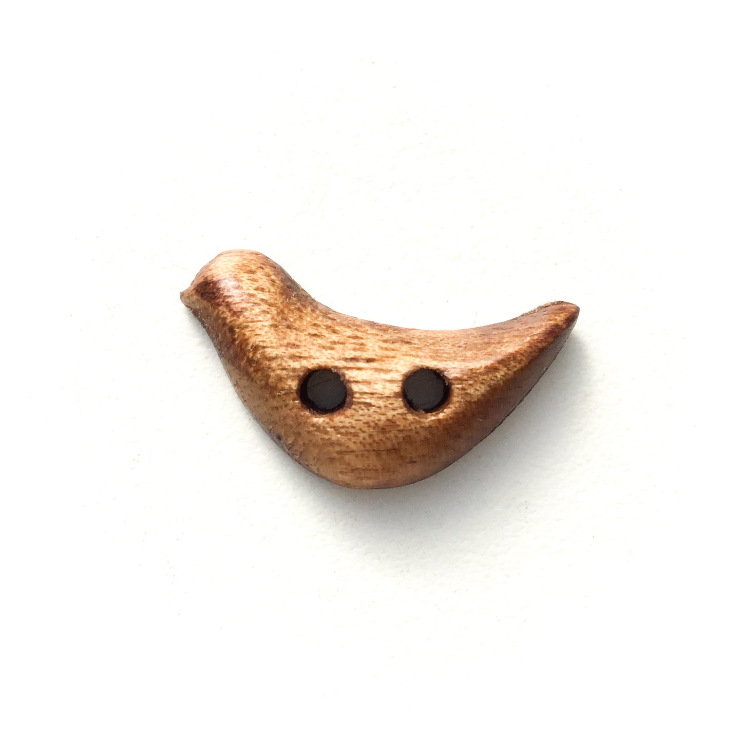 Wooden Song Bird Buttons - 1" x 7/16"
