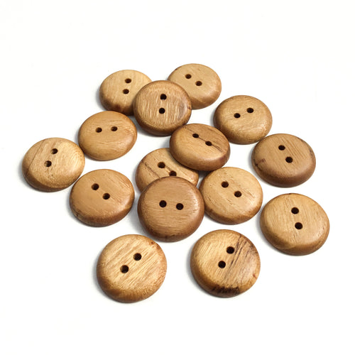 Black Locust Wood Buttons - 1